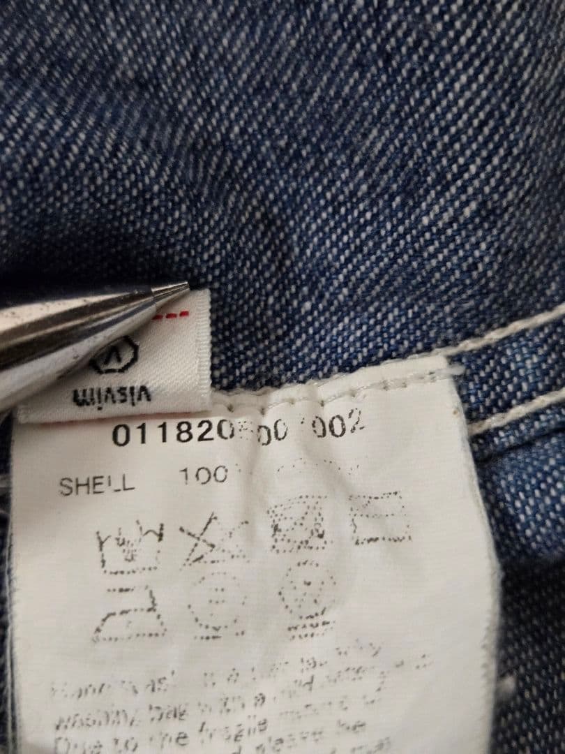 Visvim Denim Shirts Dungaree Social Sculpture Shirt