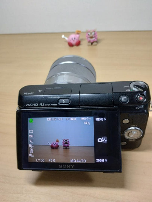 Sony Mirrorless Interchangeable Lens Cameras Nex-F3