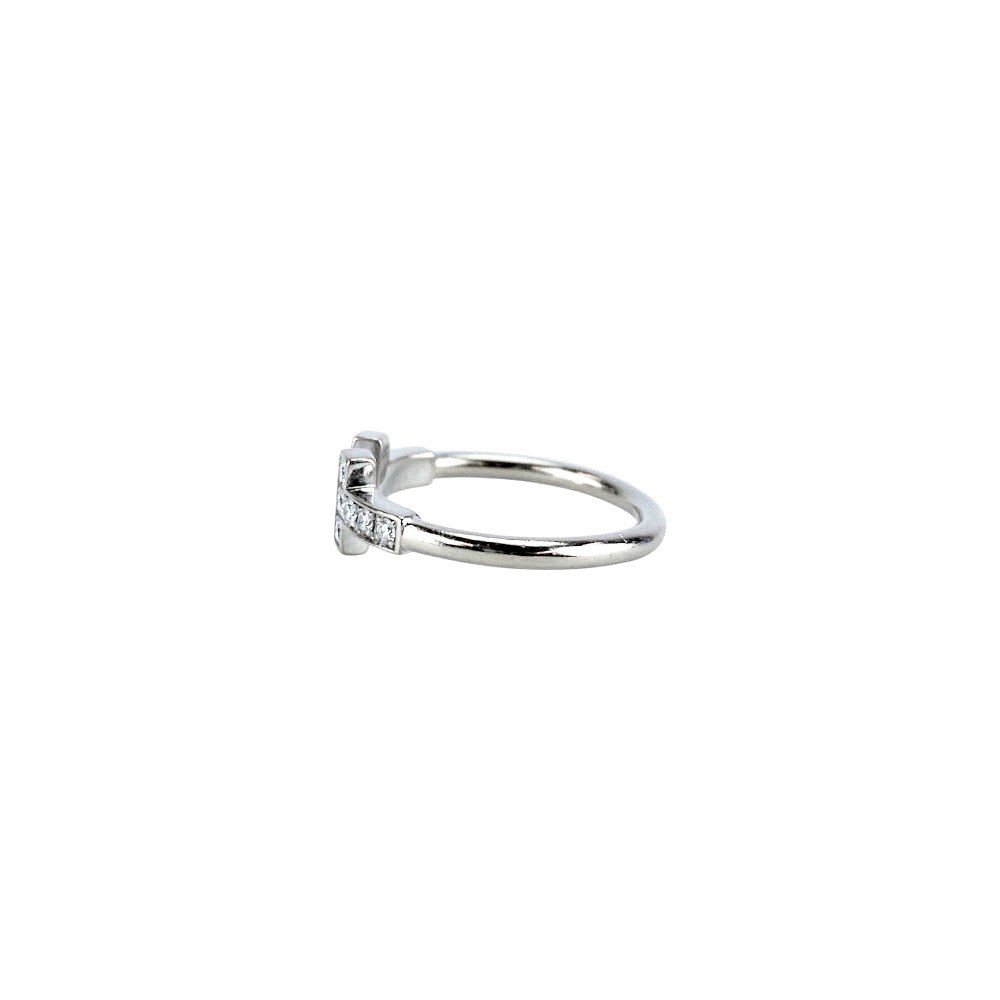Tiffany Ring T K18 Wg750 2.4G #7 676499 13 )/Top 1.8 0.5Cm/ 0.1 Ab