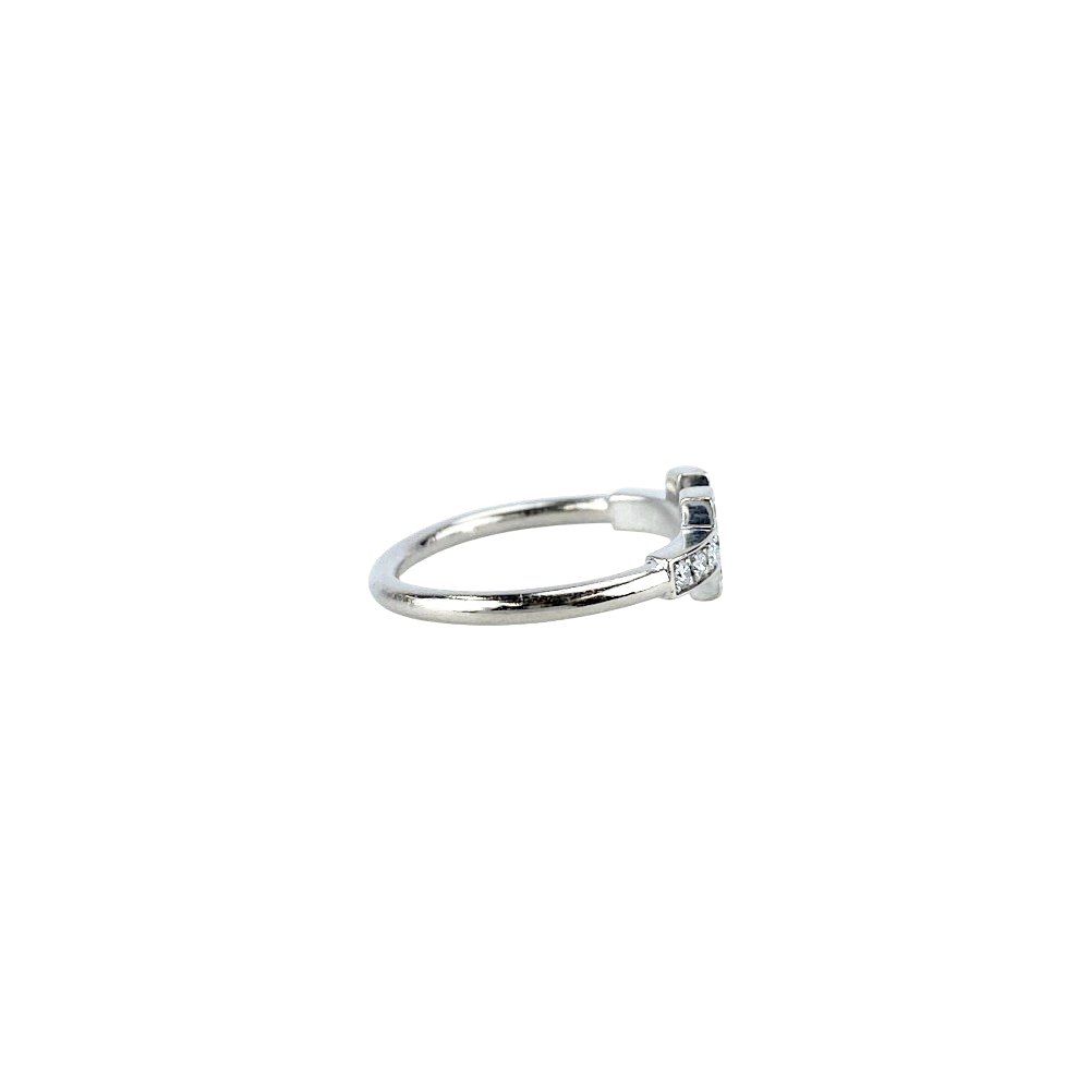 Tiffany Ring T K18 Wg750 2.4G #7 676499 13 )/Top 1.8 0.5Cm/ 0.1 Ab
