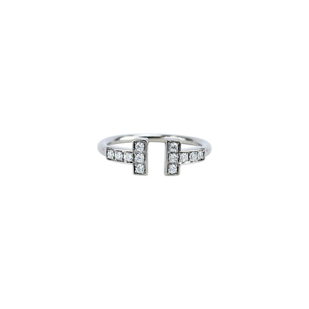 Tiffany Ring T K18 Wg750 2.4G #7 676499 13 )/Top 1.8 0.5Cm/ 0.1 Ab