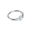 Tiffany Ring T K18 Wg750 2.4G #7 676499 13 )/Top 1.8 0.5Cm/ 0.1 Ab