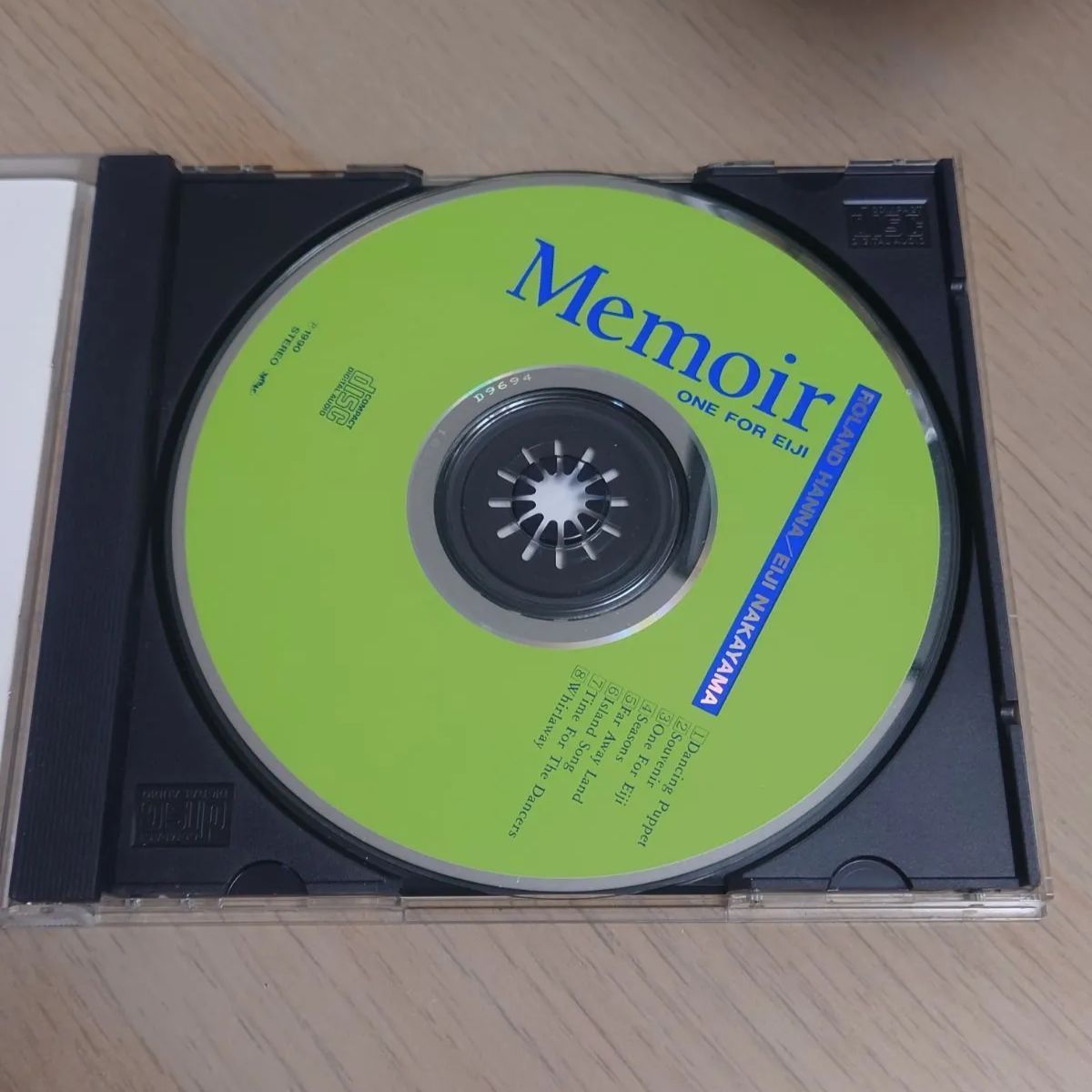 Jazz Roland Hanna Eiji Nakayama Memoir One For Enc-1001 Cd