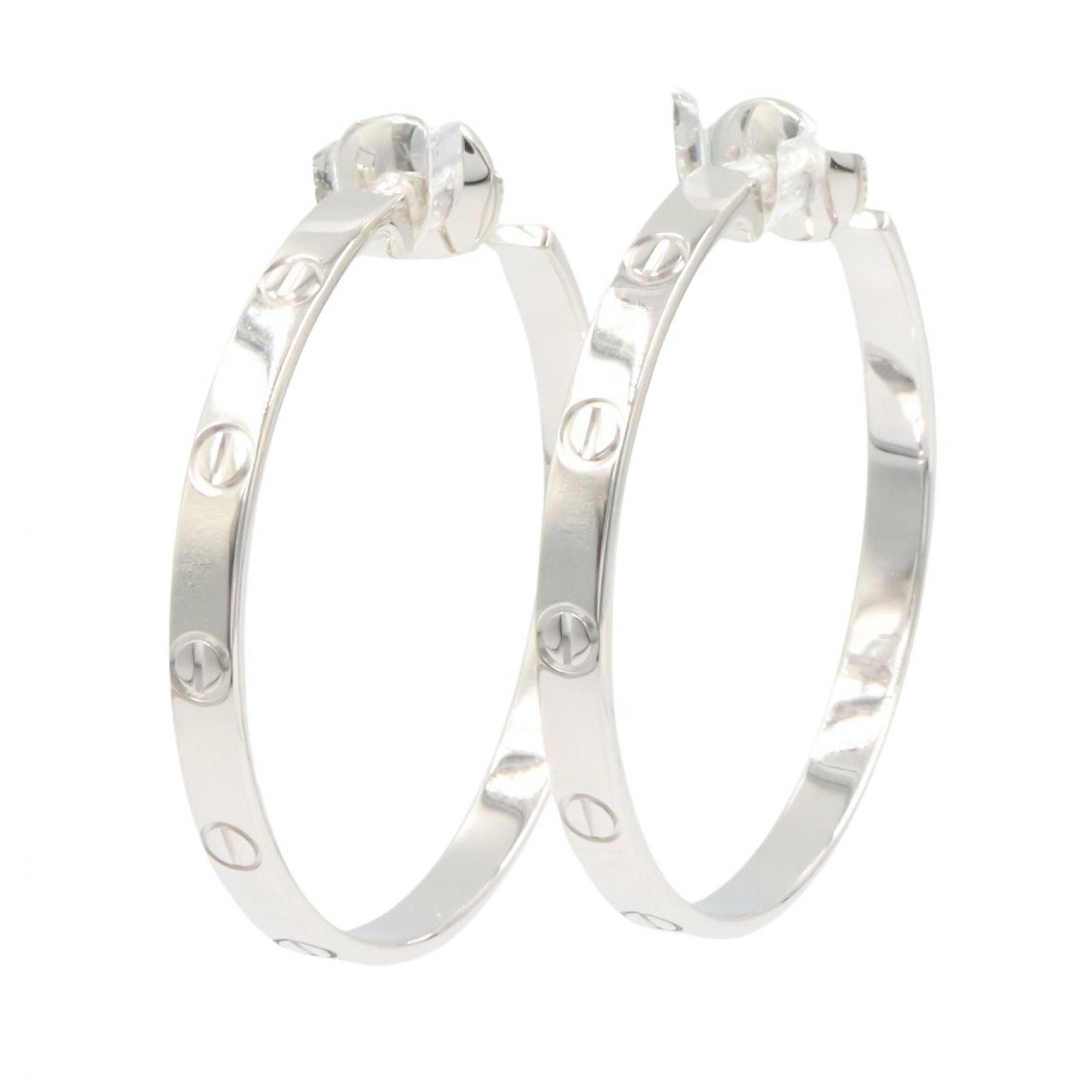 Cartier Earrings (For One Ear) K18Wg Used A