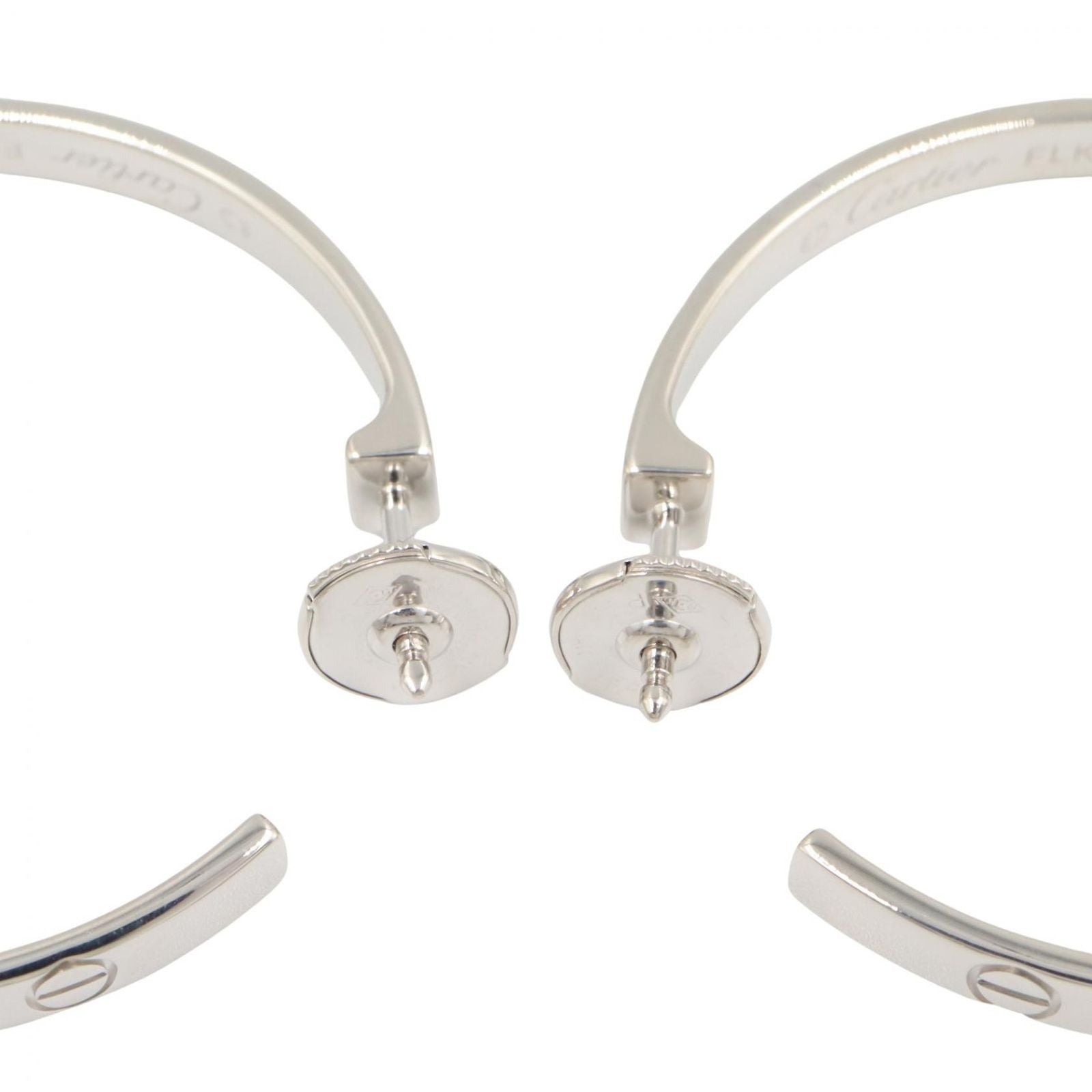 Cartier Earrings (For One Ear) K18Wg Used A