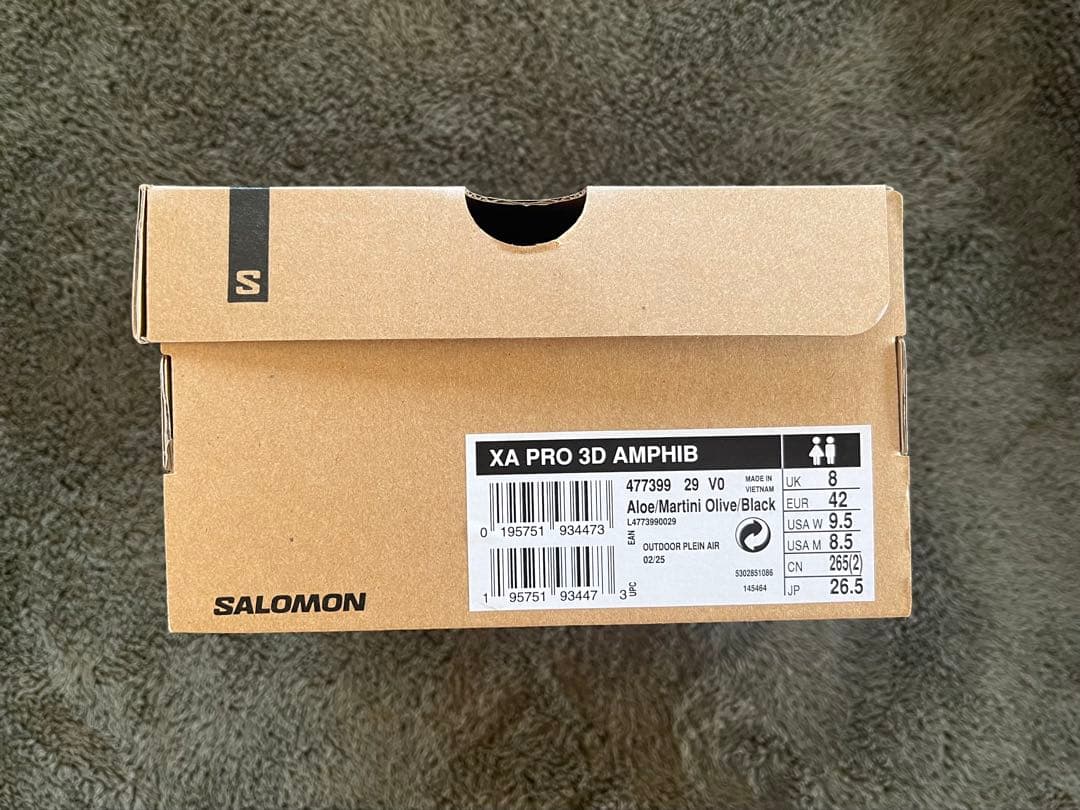 Salomon Sneakers Xa Pro 3D Amphib Aloe/Martini Olive/Black
