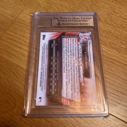 Mlb Gleyber Torres Bgs9.5 Gem