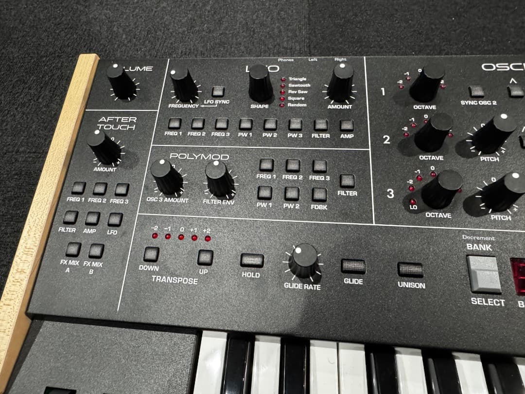 Analog Synthesizer Sequential Trigon-6