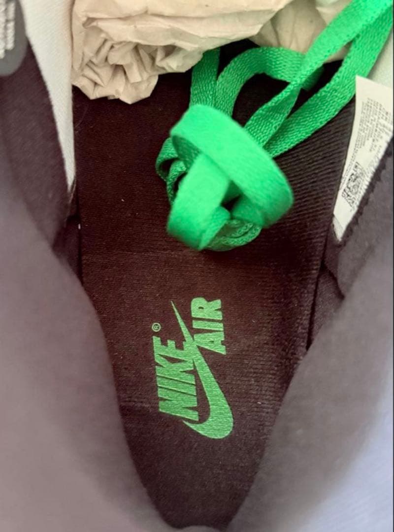 Nike Sneakers Air Jordan 1 Mid Green Black White