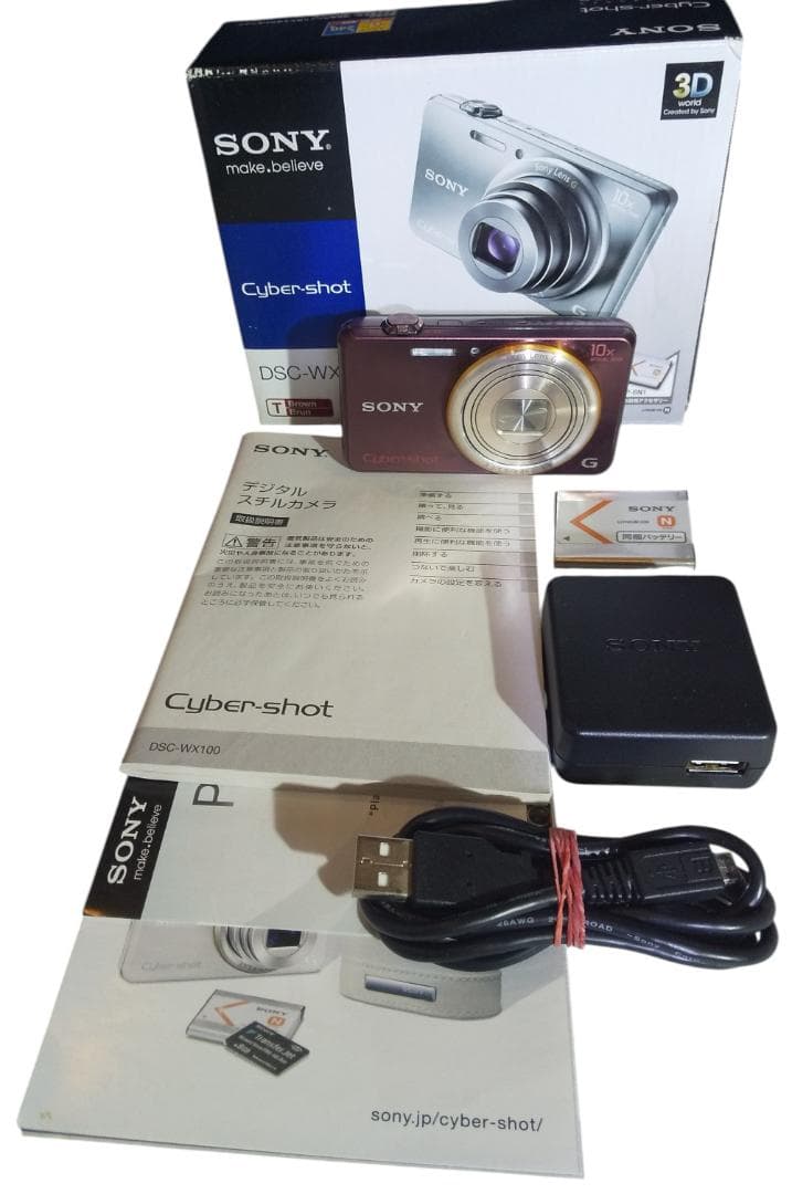 Sony Compact Digital Cameras Cyber-Shot Dsc-Wx100 18.2Mp