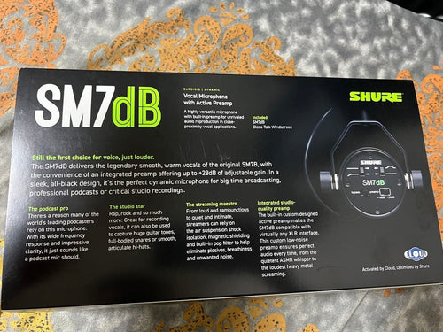 Shure Dynamic Microphones Sm7Db