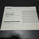 Denon Dvd Player Dvd-3930
