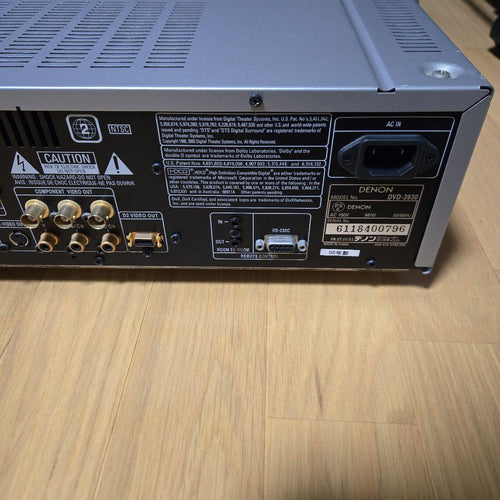 Denon Dvd Player Dvd-3930