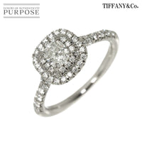 Tiffany Ring Tiffany&Co. 0.31Ct H/Vs1/3Ex 7.5 Pt Diamond 90328216