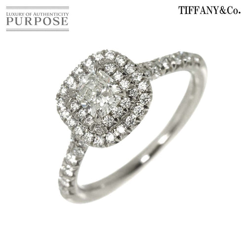 Tiffany Ring Tiffany&Co. 0.31Ct H/Vs1/3Ex 7.5 Pt Diamond 90328216