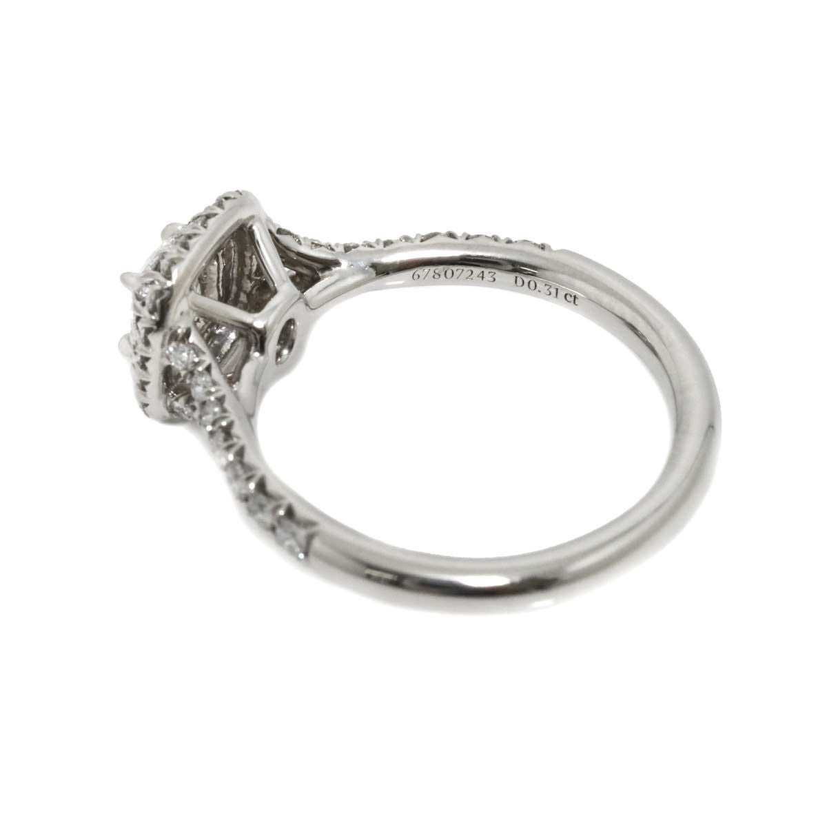 Tiffany Ring Tiffany&Co. 0.31Ct H/Vs1/3Ex 7.5 Pt Diamond 90328216