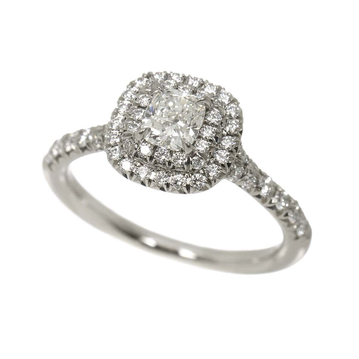 Tiffany Ring Tiffany&Co. 0.31Ct H/Vs1/3Ex 7.5 Pt Diamond 90328216