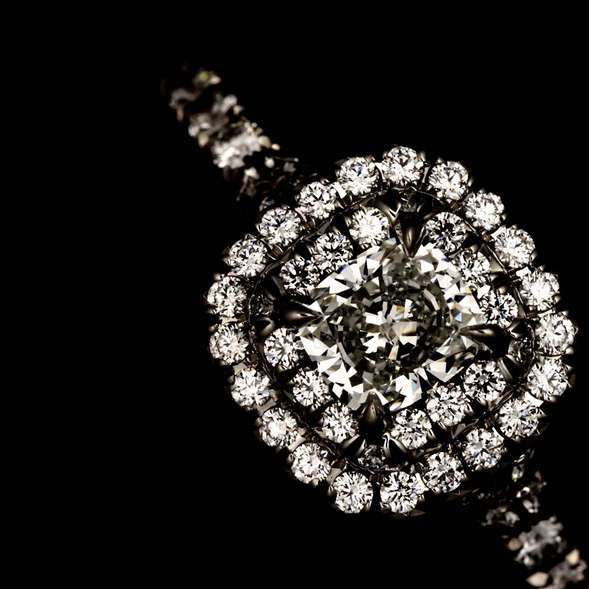 Tiffany Ring Tiffany&Co. 0.31Ct H/Vs1/3Ex 7.5 Pt Diamond 90328216