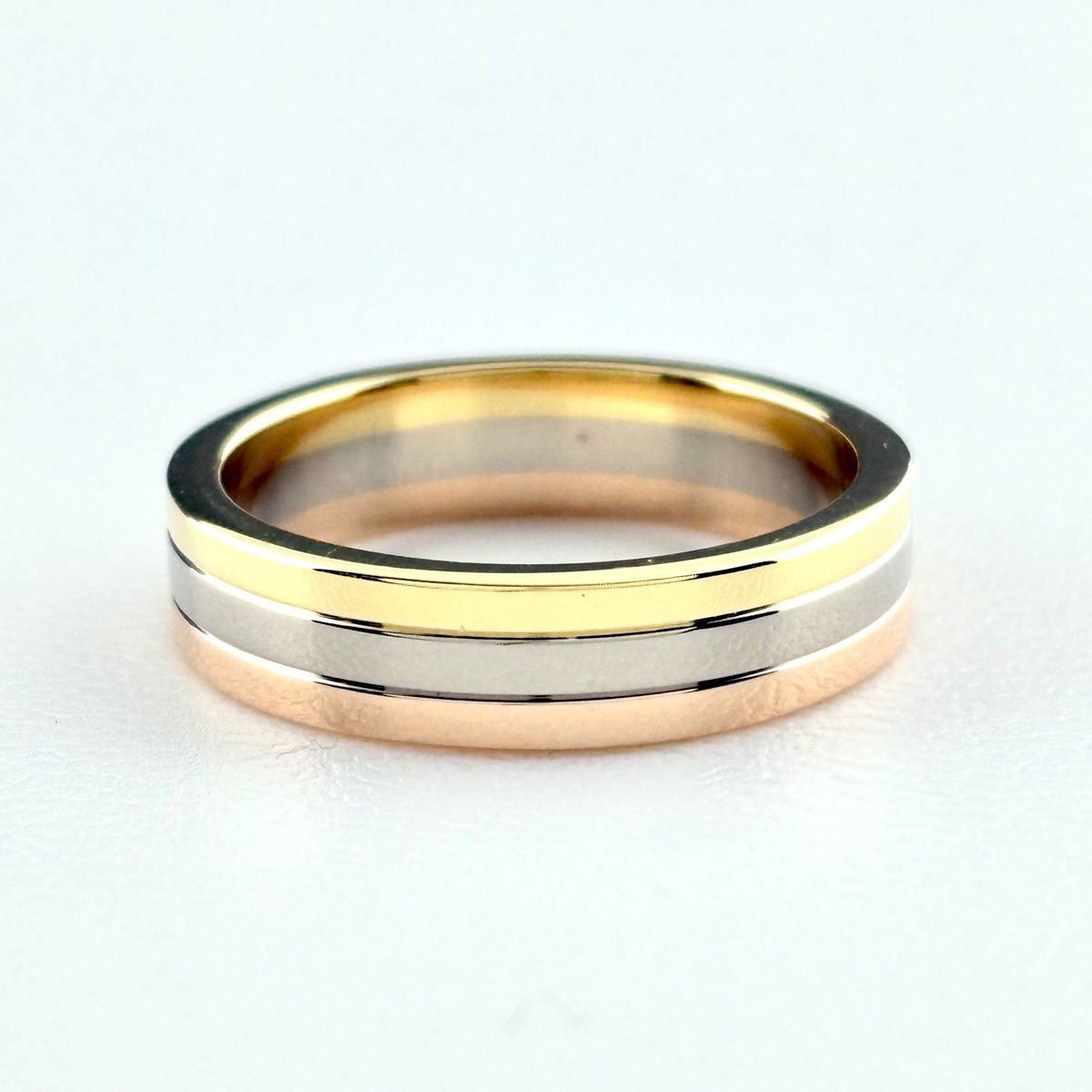 Cartier Ring Yg Pg Wg 13.5 750