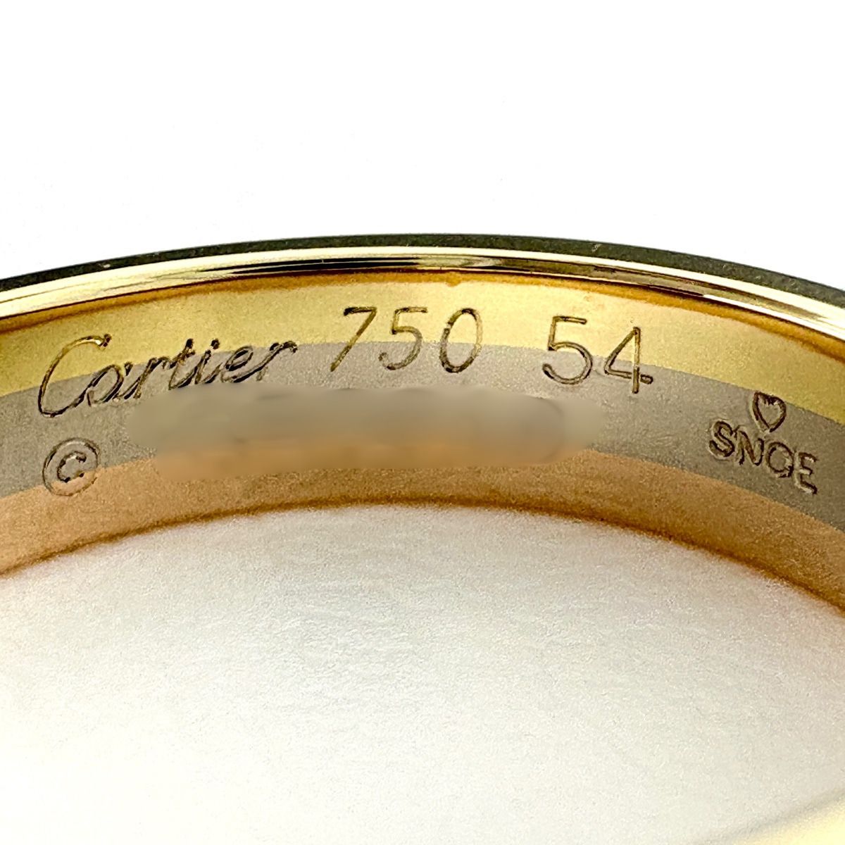 Cartier Ring Yg Pg Wg 13.5 750