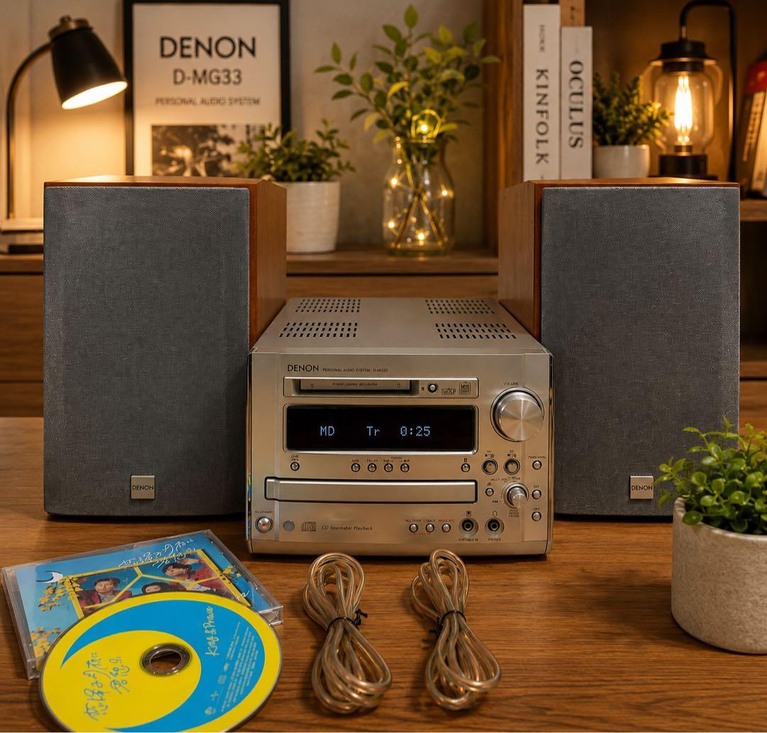 Denon Mini Component Systems D-Mg33 Md/Cd Mdlp