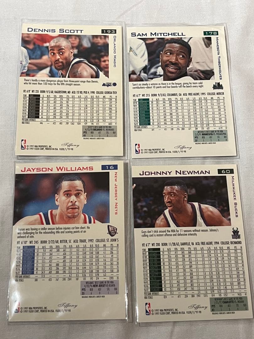 Nba 97-98 Fleer Traditions Tiffany 4