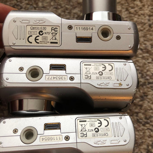 Pentax Compact Digital Cameras Optio E30