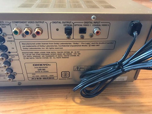 Onkyo Av Amplifiers 29 Dvd Dr90