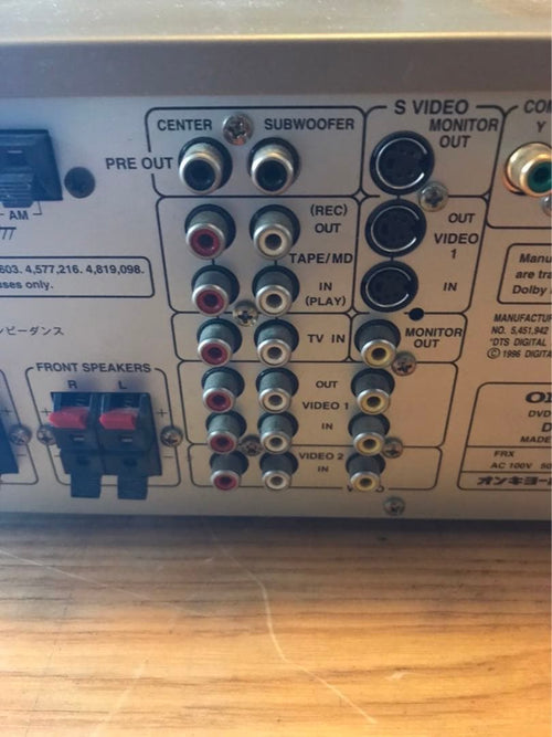 Onkyo Av Amplifiers 16 Dvd Dr90