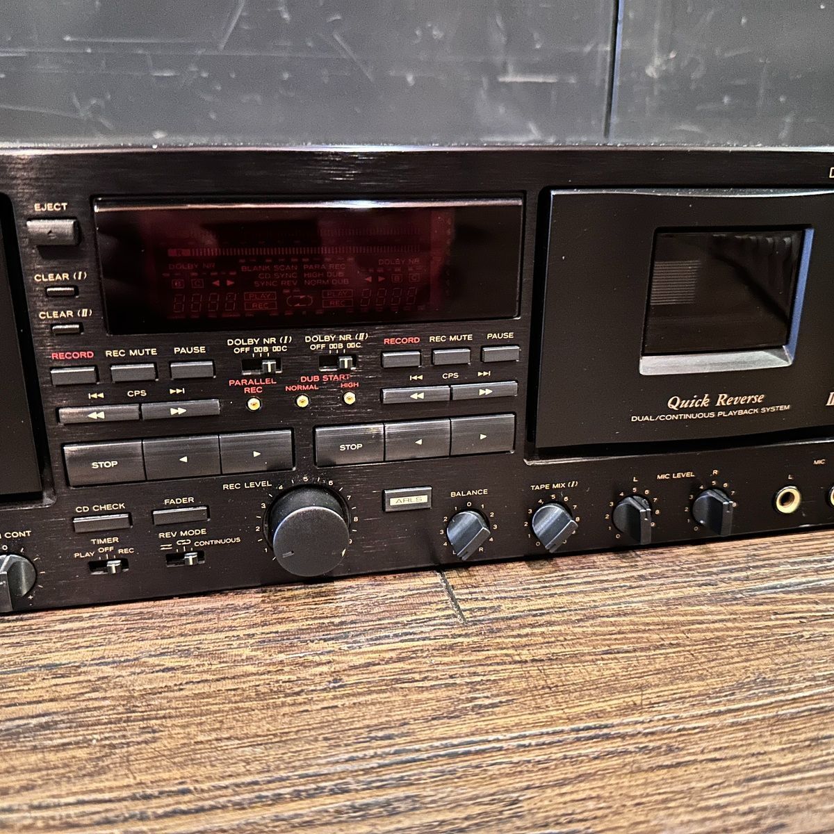 Toa [Audio] Others Fd-20 Stereo Double Cassette Deck Dolby B/C Nr Black