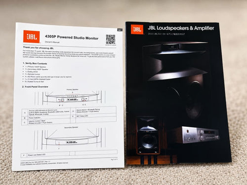 Jbl Surround Speakers, Rear Soundbars 4305P Studio Monitor