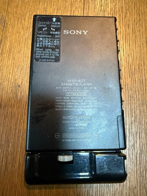 Sony Cassette Player Wm-607