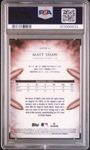 Mlb 2024 Bowman Chrome Matt Shaw /5 Psa 10