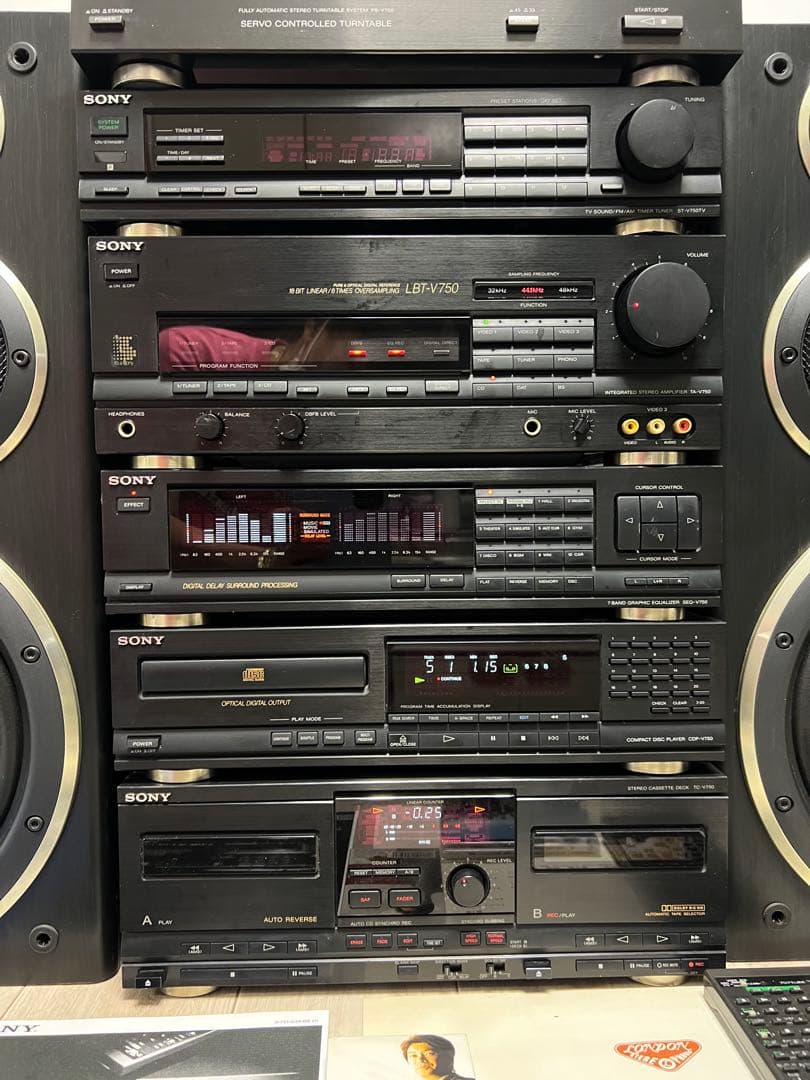 Cd, Md Cassette Decks Sony Liberty Lbt-V750