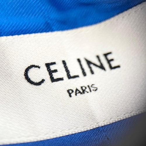 Celine Varsity Jackets Elecric Blue