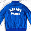 Celine Varsity Jackets Elecric Blue