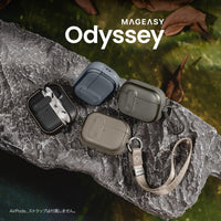 Earphone Case Airpods Pro2 Pro Magsafe 2 Mageasy Odyssey