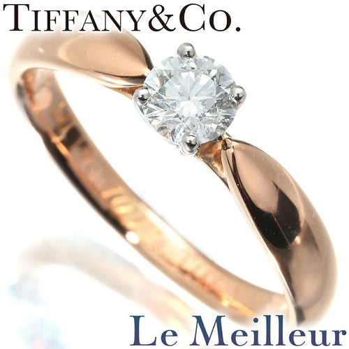 Tiffany Ring Tiffany&Co. K18Pg 3 Ok