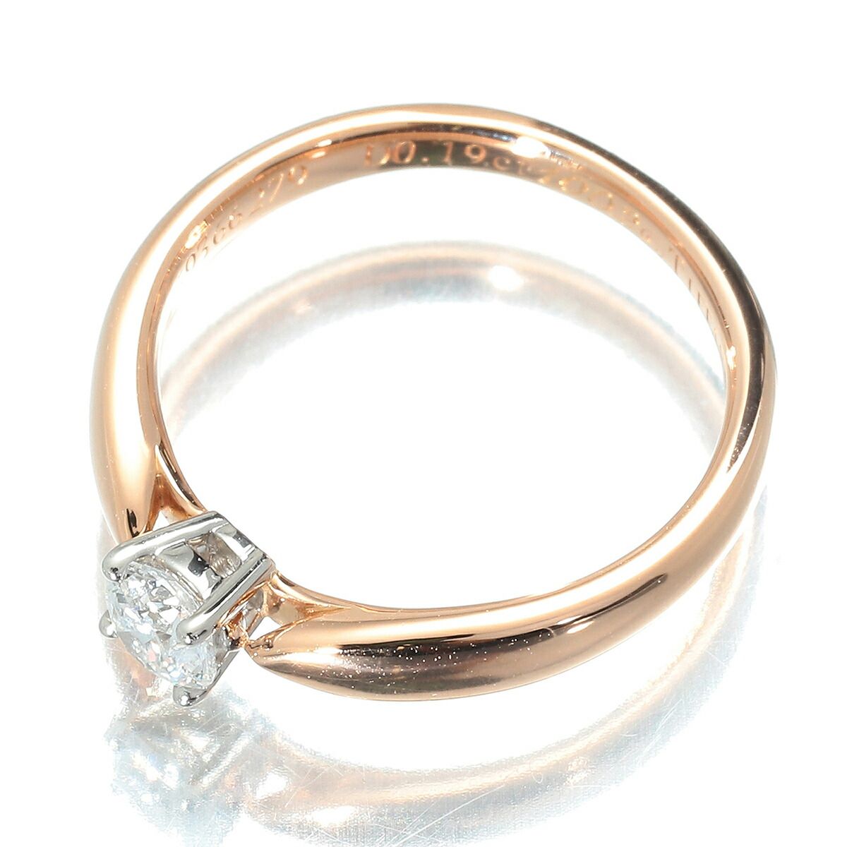 Tiffany Ring Tiffany&Co. K18Pg 3 Ok