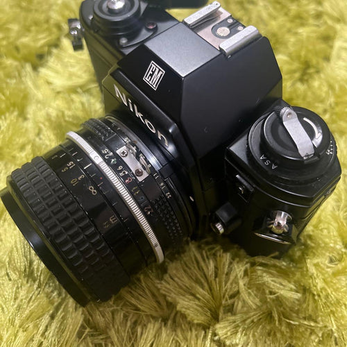 Slr Cameras (Film) Nikon Em Nikkor F2.8