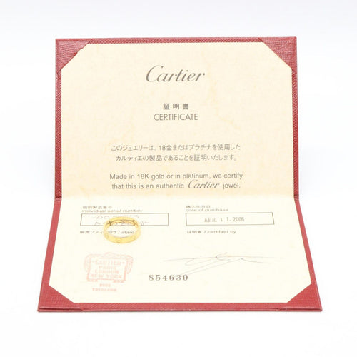 Cartier Ring B4056048 K18 Used A