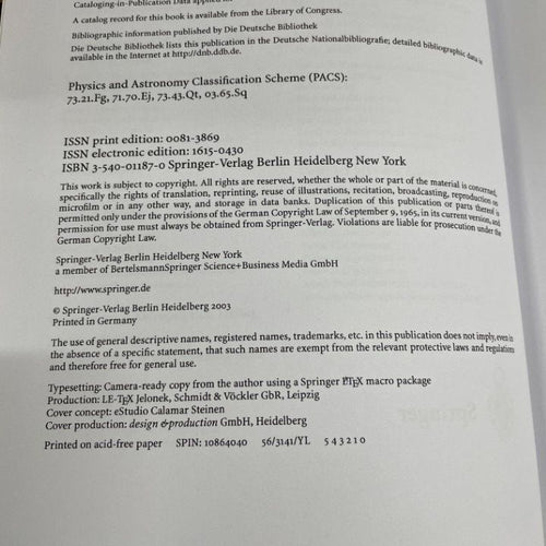 Science And Engineering 01) 1 /Roland Winkler/Springer/Spin-Orbit /A