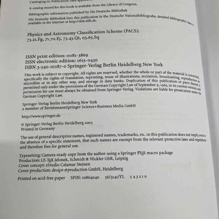Science And Engineering 01) 1 /Roland Winkler/Springer/Spin-Orbit /A