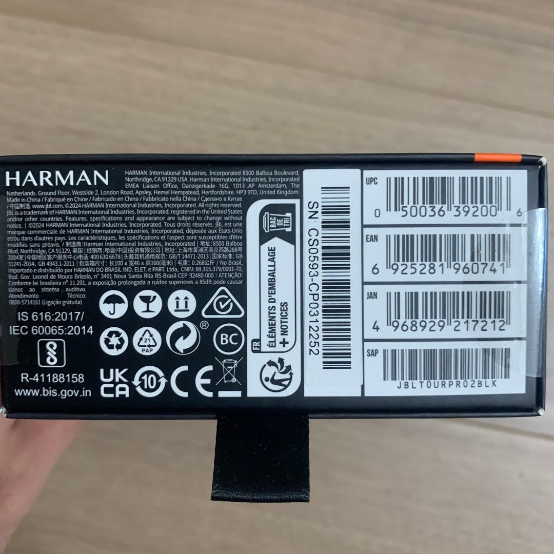 Jbl Wireless Earphones Tour Pro 2