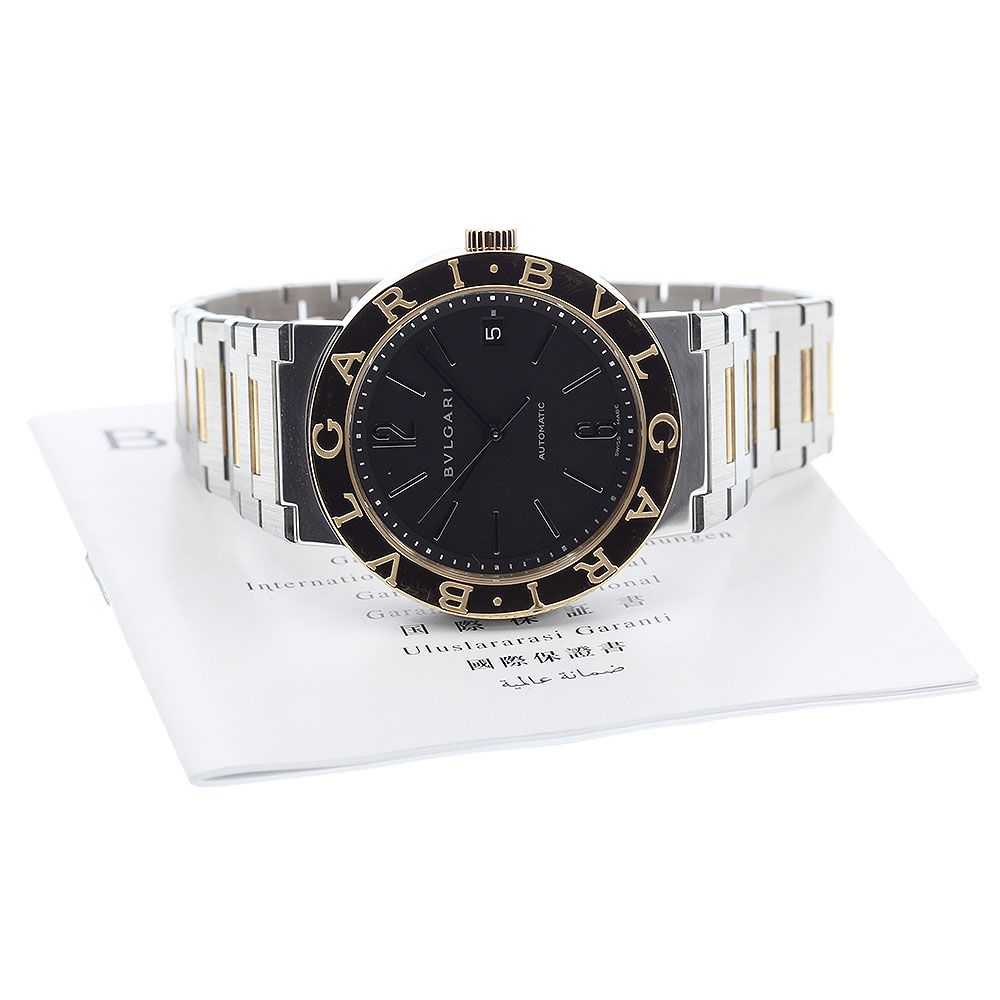 Bvlgari Automatic Winding Clock Bb38Sg Auto Yg _913954