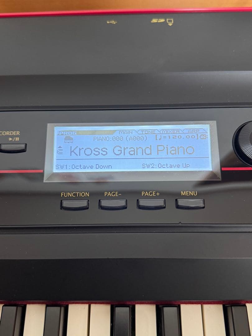 Korg Keyboard Electronic Piano Kross 88 Ac