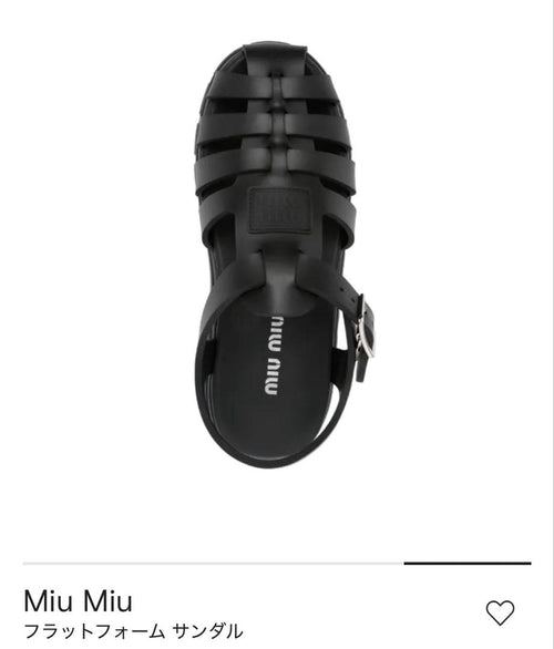 Miu Sandals Miumiu