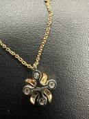 Tiffany Necklace K18Pg/ Pt950