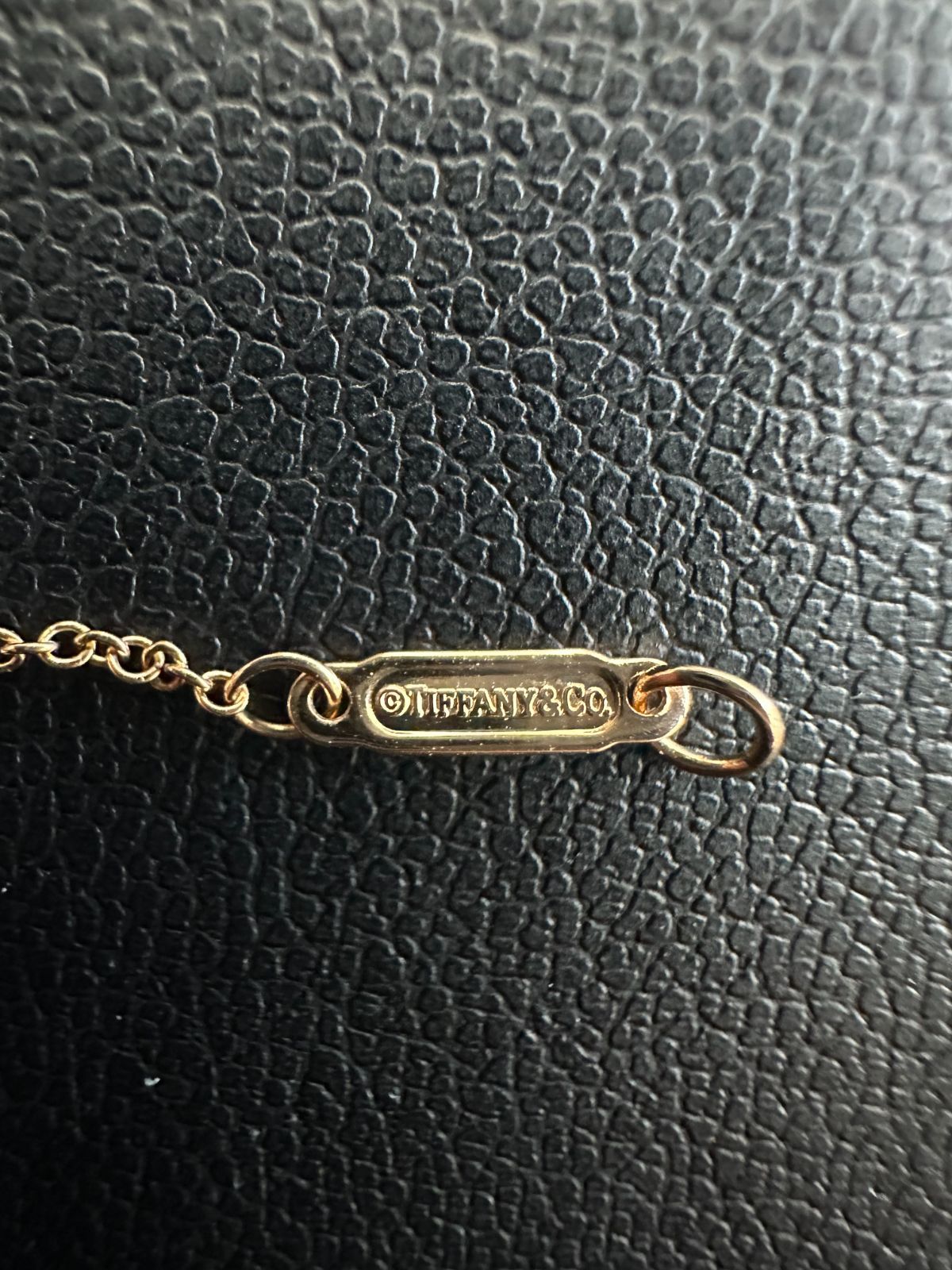 Tiffany Necklace K18Pg/ Pt950