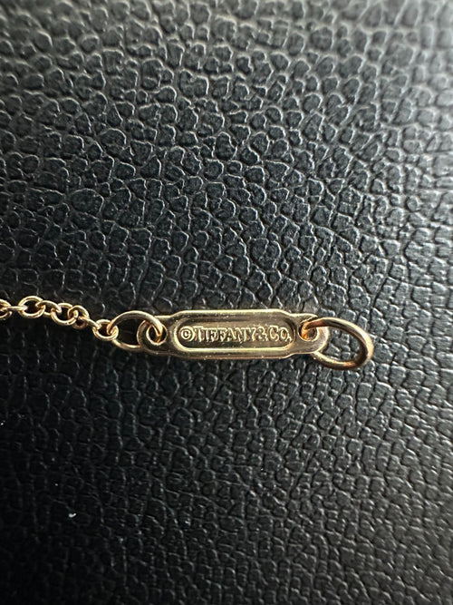 Tiffany Necklace K18Pg/ Pt950